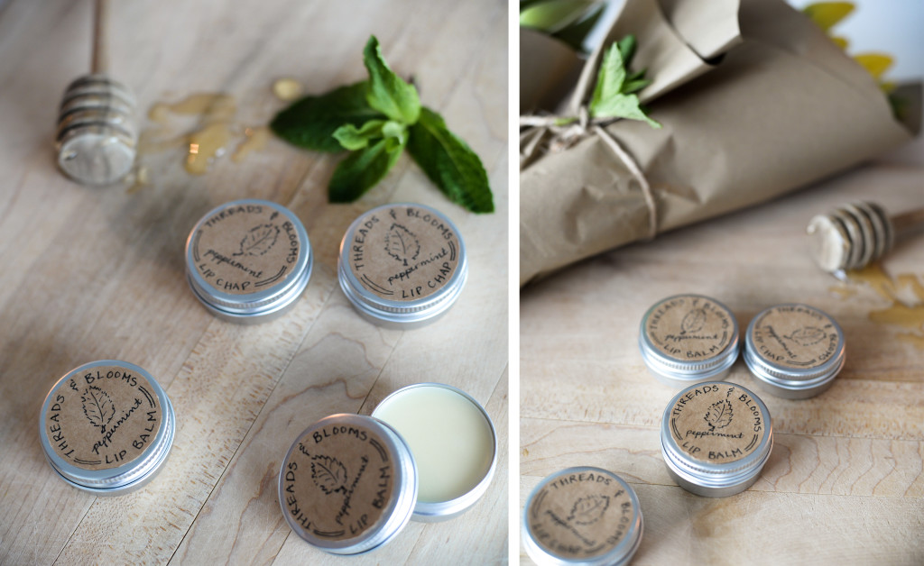 Homemade Peppermint Lip Balm Threads & Blooms